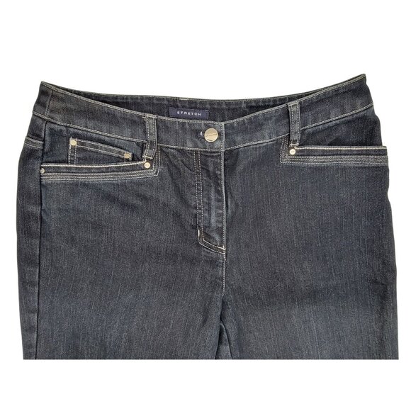 Jones New York Womens Sz 6/32 Signature Dark Wash Stretch  Jeans - Picture 3 of 8